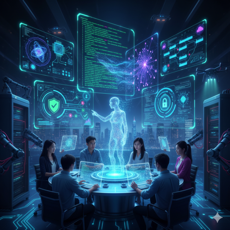 Emerging technology trends in software development including AI, cloud computing and DevOps automation