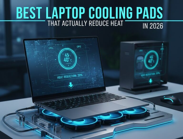 Best laptop cooling pads that actually reduce heat in 2026, including Havit, Klim, TopMate, Kootek, TeckNet, and Cooler Master models