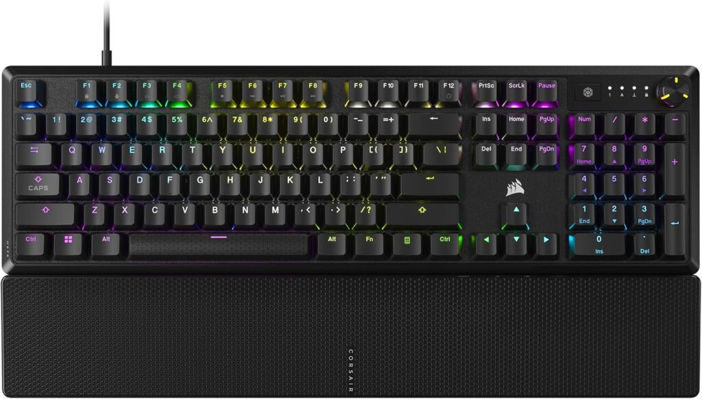 Corsair K70 RGB Mechanical Keyboard included in best computer accessories 2026 for gaming and productivity