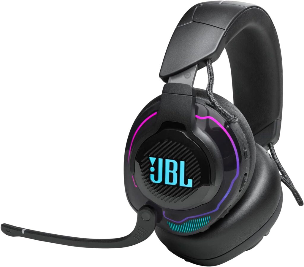 JBL Quantum 910 wireless over ear gaming headset with spatial audio and noise canceling microphone for competitive gaming;best computer accessories 2026