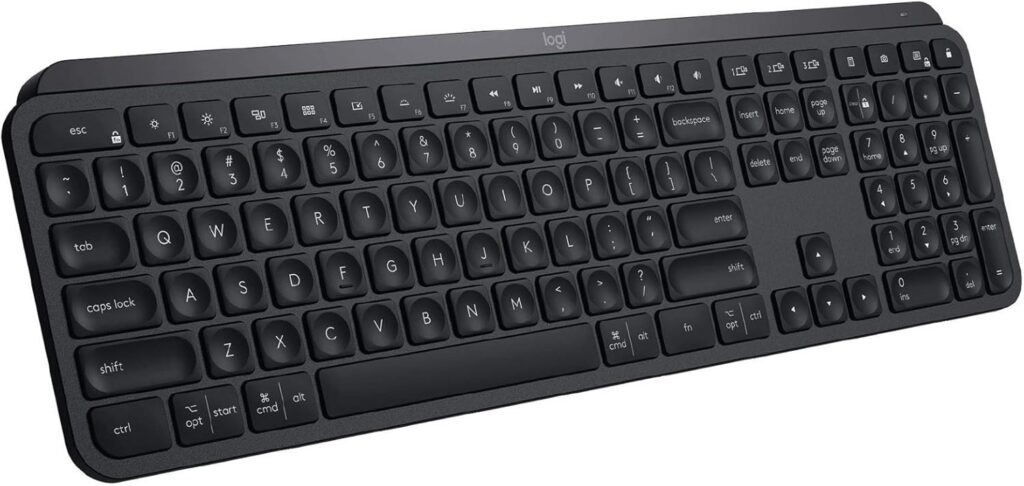 Logitech MX Keys Keyboard featured in best computer accessories 2026 for productivity and comfort