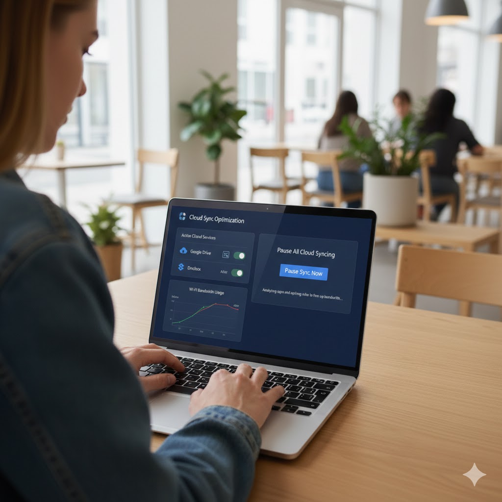 Pausing cloud syncing