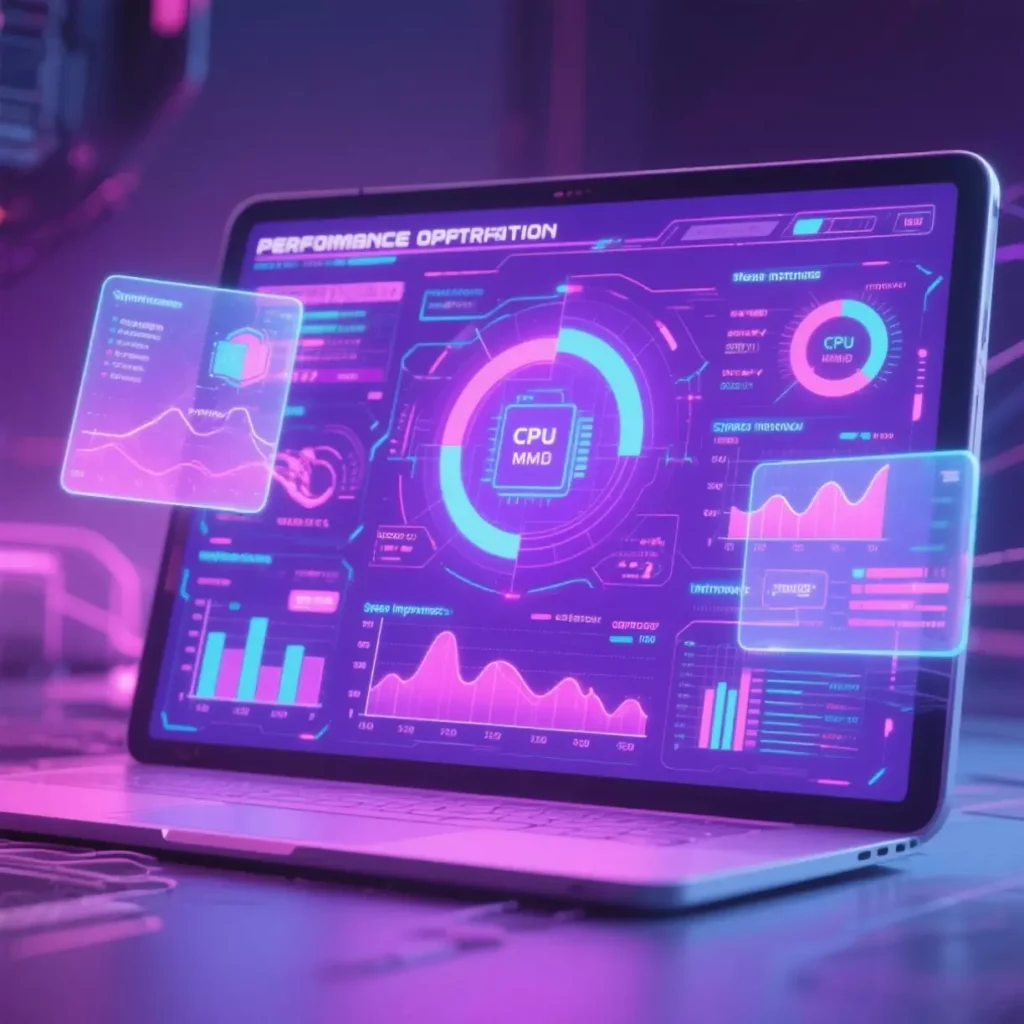 PC and laptop optimization tips showing performance improvement setup