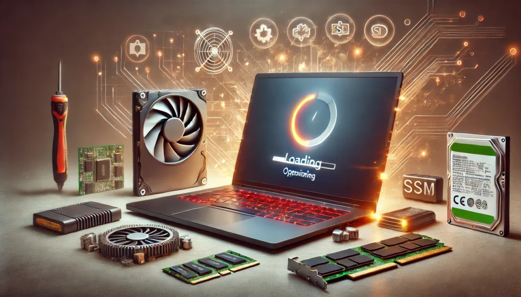 Most slow 8GB laptops are caused by slow hard drive storage rather than insufficient RAM memory