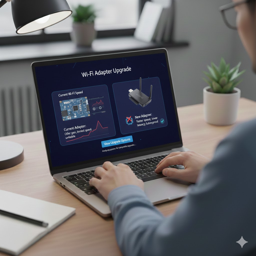 Upgrading  adapter to  internet