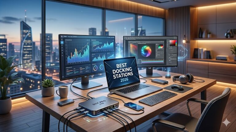Best docking stations for laptops 2026 with USB-C and Thunderbolt connectivity for multiple monitors and productivity setup