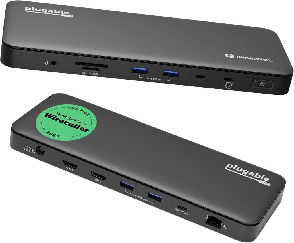 CalDigit TS4 Thunderbolt 4 docking station with 18 ports and dual 4K monitor support